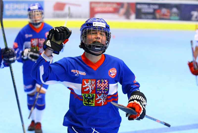 Kaltounková na začátku července přispěla k českému zlatu na Světovém poháru U20 v hokejbale 